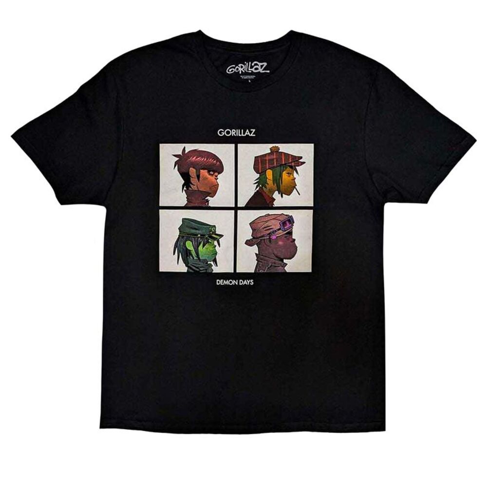 Gorillaz Childrens/Kids Demon Days T-Shirt / Black